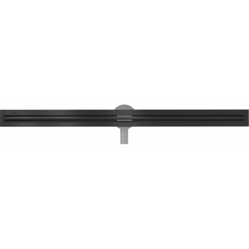 Mexen Flat 360° Slim otočný líniový odtok 160 cm, čierny - 1741160