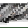Mexen Lunar L sprchové dvere otváracie pravé 85 cm, transparentné, brúsená meď - 834L-085-000-65-00-P