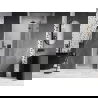 Mexen Lunar L sprchové dvere výklopné pravé 100 cm, transparentné, brúsená gun grey - 834L-100-000-66-00-P