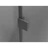 Mexen Lunar L sprchové dvere otváravé pravé 110 cm, transparentné, brúsená zbraňová sivá - 834L-110-000-66-00-P