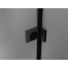 Mexen Lunar L sprchové dvere otváravé pravé 95 cm, transparentné, čierne - 834L-095-000-70-00-P