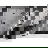 Mexen Lunar L sprchové dvere otočné pravé 140 cm, transparentné, čierne - 834L-140-000-70-00-P