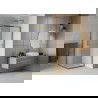 Mexen Rio štvorcová sprchová kabína 70 x 70 cm, inovať, zlatá - 860-070-070-50-30