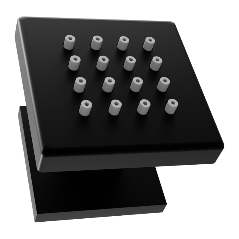 Mexen bočná tryska nad omietkou, čierna - 79360-70