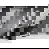 Mexen Lunar L sprchové dvere výklopné pravé 125 cm, transparentné, gun metal - 834L-125-000-95-00-P