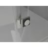 Mexen Lunar L sprchové dvere otočné pravé 80 cm, transparentné, brúsený nikel - 834L-080-000-97-00-P