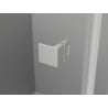 Mexen Lunar L sprchové dvere otočné pravé 80 cm, transparentné, brúsený nikel - 834L-080-000-97-00-P
