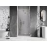 Mexen Lunar L sprchové dvere otočné pravé 80 cm, transparentné, brúsený nikel - 834L-080-000-97-00-P