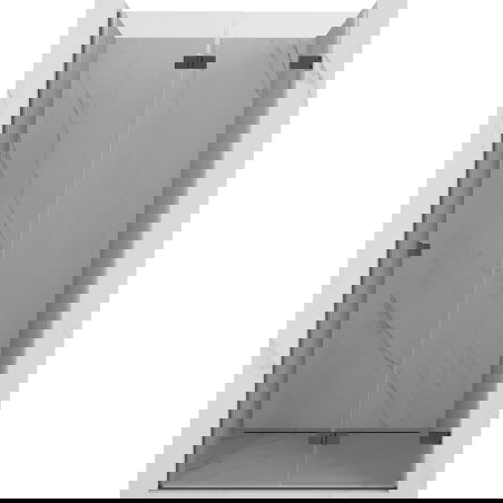 Mexen Lunar-F sklápacie sprchové dvere pravé 60 cm, transparentné, brúsené gun gray - 836-060-000-66-00-P