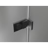 Mexen Lunar-F sprchové dvere skladacie pravé 80 cm, transparentné, brúsený gun gray - 836-080-000-66-00-P