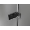Mexen Lunar-F sprchové dvere skladacie pravé 80 cm, transparentné, brúsený gun gray - 836-080-000-66-00-P