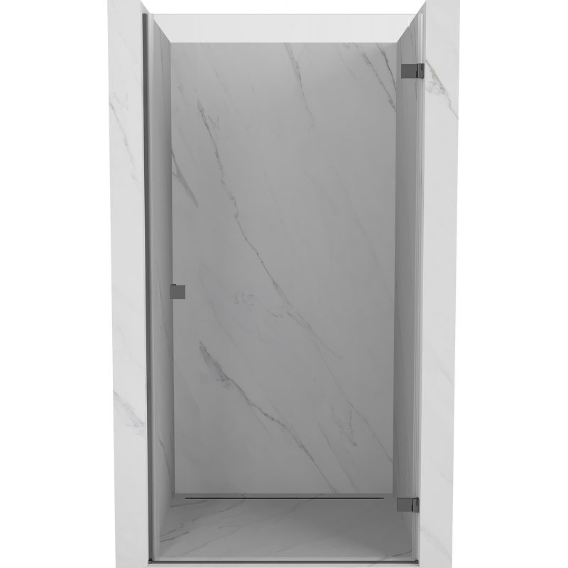 Mexen Lunar-B sprchové dvere výklopné pravé 100 cm, transparentné, gun metal - 832-100-000-95-00-P