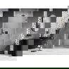 Mexen Lunar-B sprchové dvere výklopné pravé 100 cm, transparentné, gun metal - 832-100-000-95-00-P