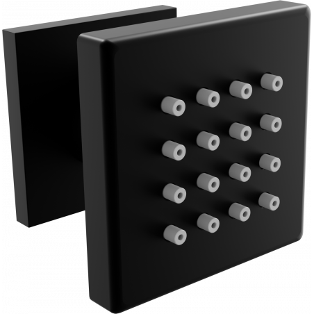 Mexen Cube povrchová bočná dýza, čierna - 79360-70