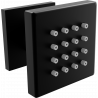 Mexen Cube povrchová bočná dýza, čierna - 79360-70
