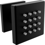 Mexen bočná tryska nad omietkou, čierna - 79360-70