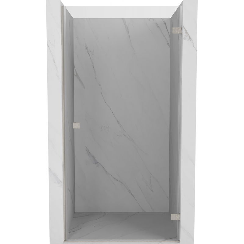 Mexen Lunar-B sprchové dvere pravé 100 cm, priehľadné, brúsený nikel - 832-100-000-97-00-P