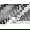 Mexen Lunar-B sprchové dvere pravé 100 cm, priehľadné, brúsený nikel - 832-100-000-97-00-P