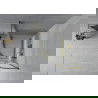 Mexen Rio sprchový kout půlkruhový 70 x 70 cm, pruhy, zlatý - 863-070-070-50-20