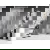 Mexen Lunar-F skladacie sprchové dvere pravé 65 cm, transparentné, brúsený nikel - 836-065-000-97-00-P
