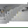 Mexen Rio sprchový kout polokruhový 90 x 90 cm, mléčný, zlatý - 863-090-090-50-30