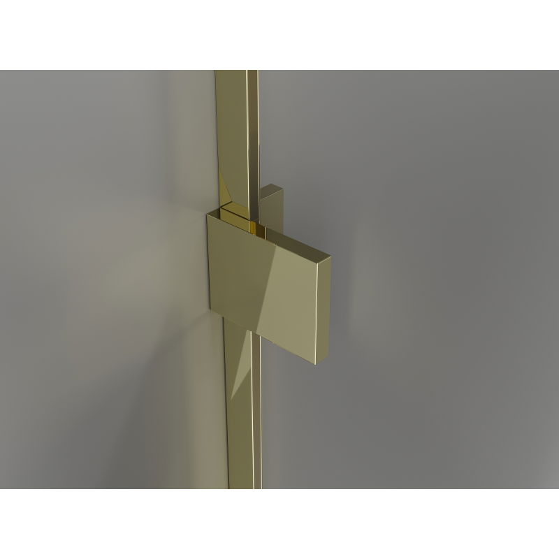 Mexen Lunar-B L sprchové dvere výklopné ľavé 125 cm, transparentné, zlaté - 832SL-125-050-50-00-L