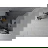 Mexen Rio sprchový kout půlkruhový 90 x 90 cm, grafit, černý - 863-090-090-70-40