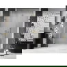Mexen Lunar-B sprchové dvere výklopné ľavé 135 cm, transparentné, zlaté - 832S-135-050-50-00-L
