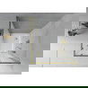 Mexen Rio štvorcová sprchová kabína 80 x 80 cm, inovať, zlatá + závesný bidet Rio, biela- 860-080-080-50-30-4510