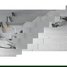 Mexen Rio sprchový kout půlkruhový 80 x 80 cm, matný, černý + vanička Rio, bílá - 863-080-080-70-30-4710