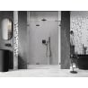 Mexen Lunar-F skladacie sprchové dvere ľavé 130 cm, transparentné, brúsené gun gray - 836S-130-050-66-00-L