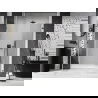 Mexen Lunar-B sprchové dvere výklopné ľavé 135 cm, transparentné, brúsená gun gray - 832S-135-050-66-00-L