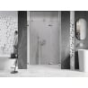 Mexen Lunar-F skladacie sprchové dvere pravé 125 cm, priehľadné, chróm - 836S-125-050-01-00-P