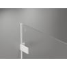 Mexen Lunar-F skladacie sprchové dvere pravé 135 cm, transparentné, biele - 836S-135-050-20-00-P