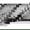 Mexen Lunar-B sprchové dvere otváracie ľavé 125 cm, priehľadné, gun metal - 832S-125-050-95-00-L