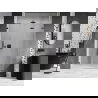 Mexen Lunar-F sprchové dvere skladacie pravé 130 cm, transparentné, gun gray kartáčované - 836S-130-050-66-00-P