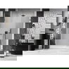 Mexen Lunar-B sprchové dvere výklopné ľavé 150 cm, transparentné, gun metal - 832S-150-050-95-00-L
