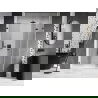 Mexen Lunar-F skladacie sprchové dvere pravé 115 cm, transparentné, gun metal - 836S-115-050-95-00-P