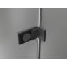Mexen Lunar-F skladacie sprchové dvere pravé 120 cm, transparentné, gun metal - 836S-120-050-95-00-P