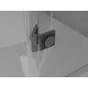 Mexen Lunar-F skladacie sprchové dvere pravé 130 cm, transparentné, gun metal - 836S-130-050-95-00-P