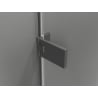 Mexen Lunar-F sprchové dvere skladacie pravé 140 cm, transparentné, gun metal - 836S-140-050-95-00-P