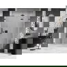 Mexen Lunar-F sprchové dvere skladacie pravé 140 cm, transparentné, gun metal - 836S-140-050-95-00-P