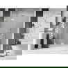 Mexen Lunar-F L skladacie sprchové dvere ľavé 140 cm, transparentné, biele - 836SL-140-050-20-00-L