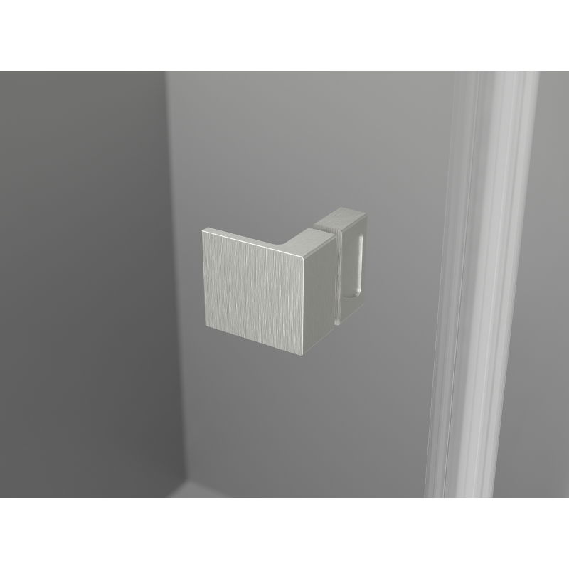 Mexen Lunar-B L sprchové dvere pántové ľavé 110 cm, priehľadné, brúsený nikel - 832SL-110-050-97-00-L