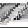 Mexen Lunar-B L sprchové dvere ľavé 140 cm, transparentné, brúsený nikel - 832SL-140-050-97-00-L