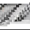 Mexen Lunar-B L sprchové dvere ľavé 140 cm, transparentné, brúsený nikel - 832SL-140-050-97-00-L