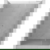 Mexen Lunar-B L sprchové dvere výklopné ľavé 145 cm, priehľadné, brúsený nikel - 832SL-145-050-97-00-L