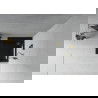 Mexen Flat štvorcová sprchová vanička slim 100 x 100 cm, čierna, syfon zlatá- 40701010G
