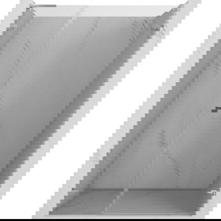 Mexen Lunar-B L sprchové dvere výklopné pravé 135 cm, transparentné, chróm - 832SL-135-050-01-00-P