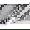 Mexen Lunar-B L sprchové dvere výkyvné pravé 140 cm, transparentné, biele - 832SL-140-050-20-00-P
